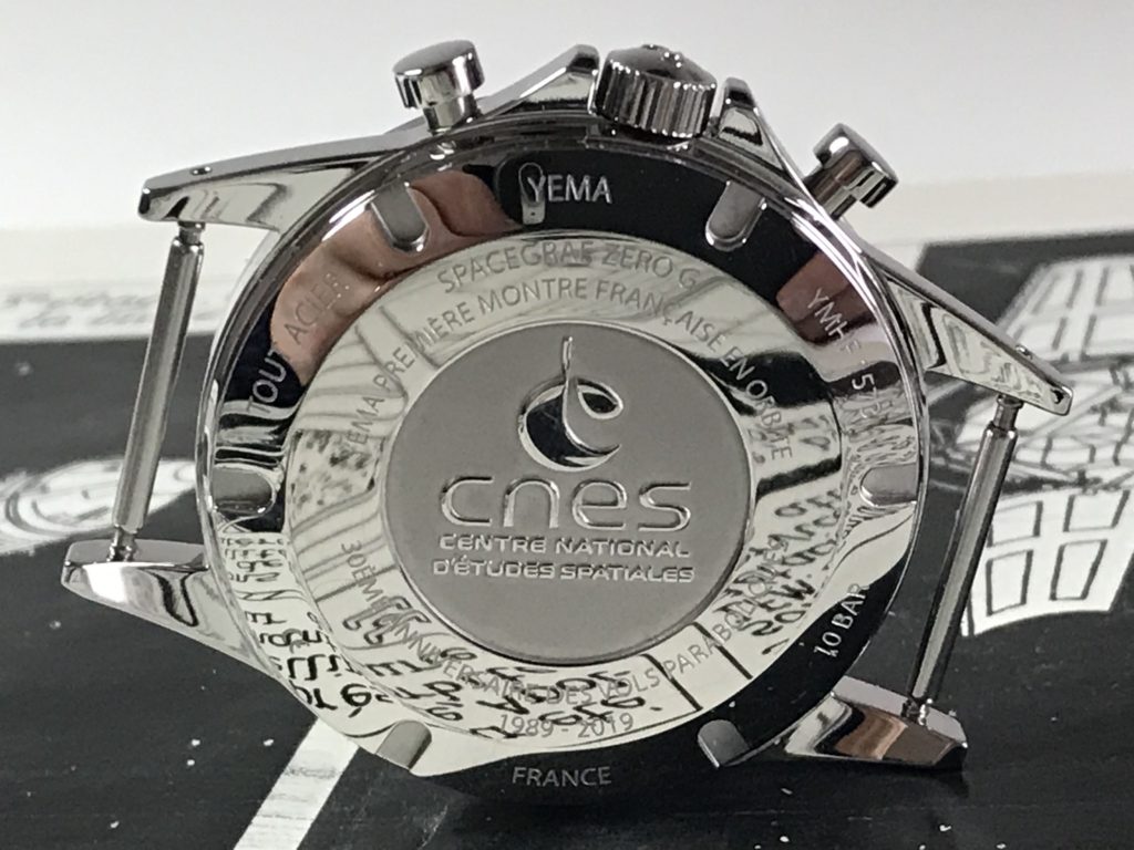YEMA Spacegraf Zero-G_CNES Caseback with reflects_Copyright Jerry