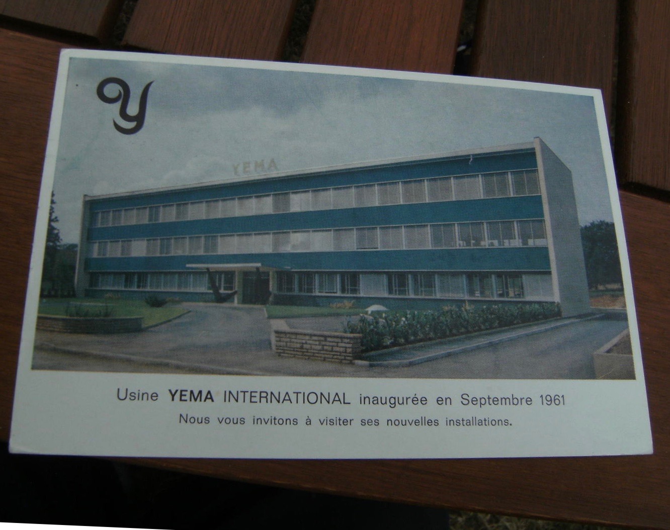 Carte postale Usine Yema International