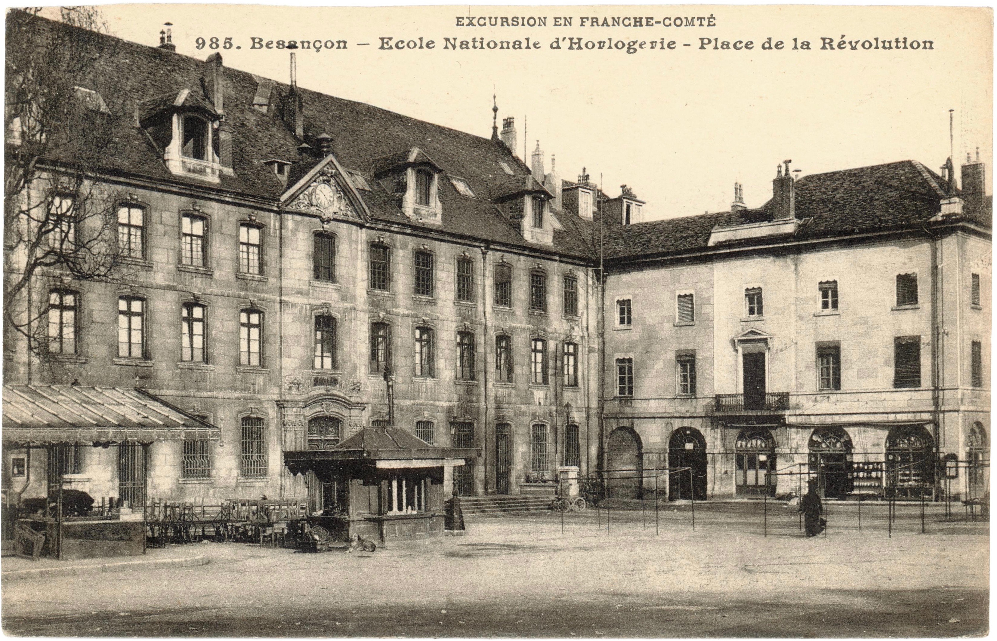 Carte Postale_Ecole nationale d'Horlogerie de Besançon
