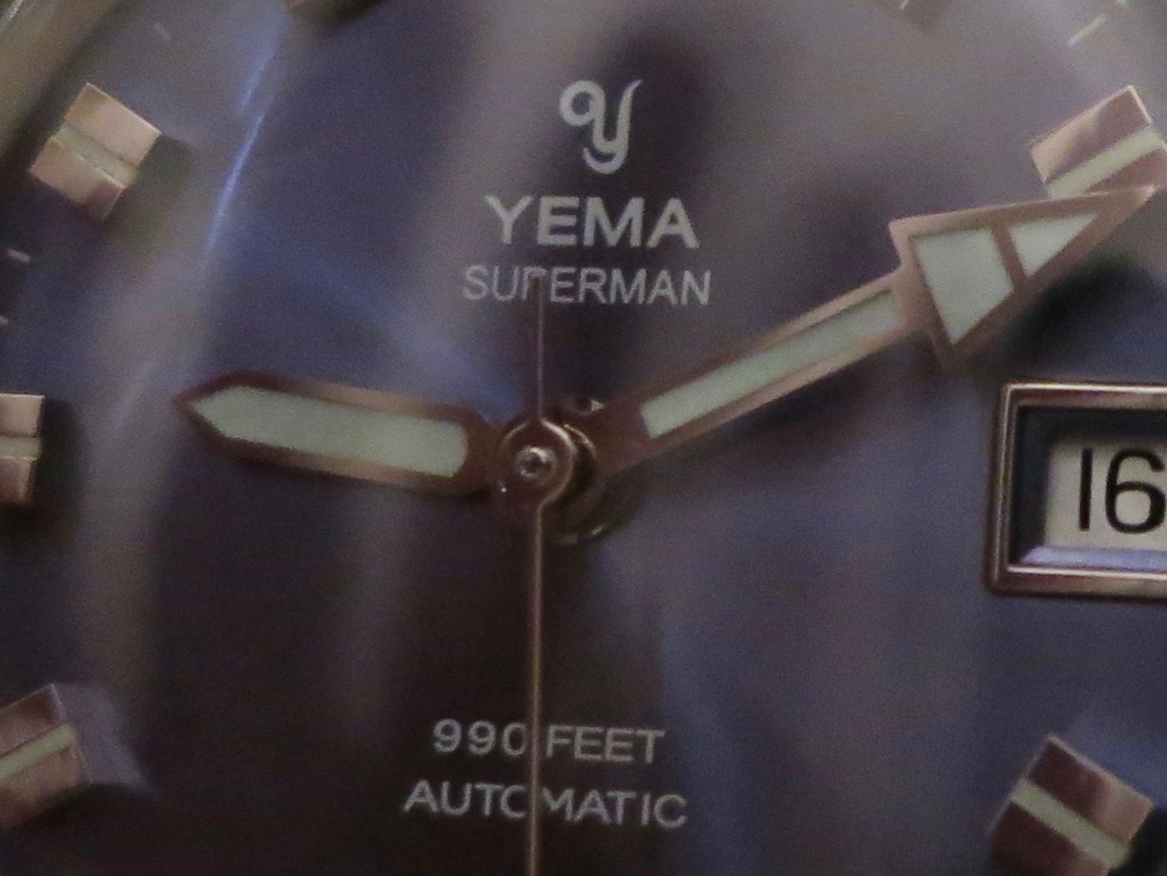 Prototype YEMA Superman Heritage blue. Crédit Jerry 04/12/18