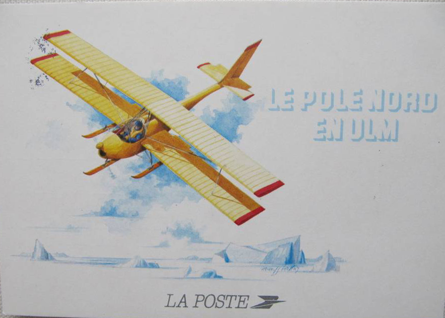 carte postale le pole en ulm, la poste 1987 resolute bay 