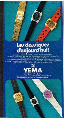 Publicité YEMA 1968 | Classiques d'aujourd'hui ; Chippées aux hommes_02