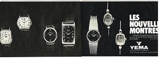 Publicité YEMA 1979 | Les Nouvelles montres