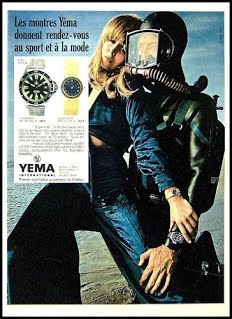 Publicité Yema 1969 | Paris Match et ELLE ; RDV Sport et Mode ; Superman