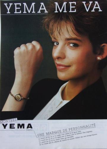 Publicité YEMA 1982 | YEMA me va ; petite Citadine Femme
